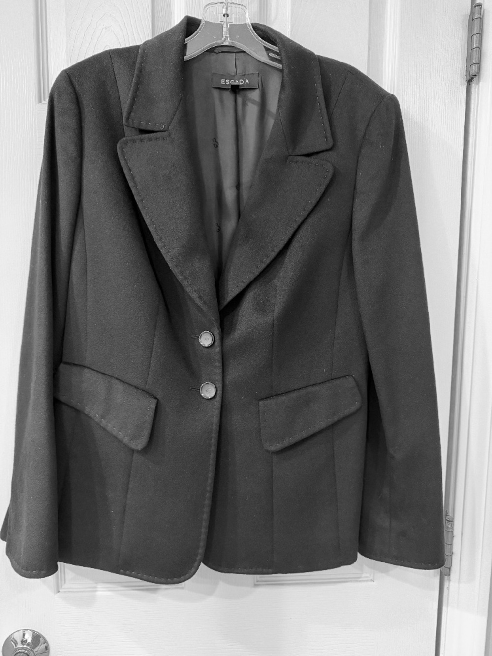 Escada size 42 Black Blazer for Women